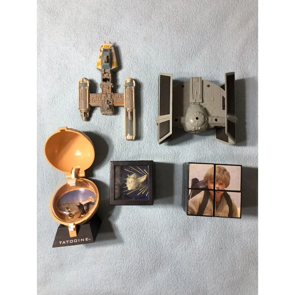 Vintage Star Wars Micro Machines Lot Action Fleet Millennium Falcon Star Trek